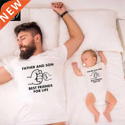 Father and Son Best Friends for Life Family Matching Family