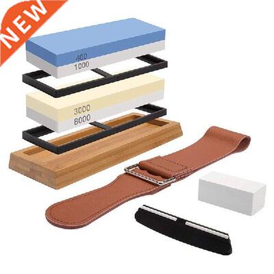 Sharpening Stone Whetstone Set 4 Side Grit 400/1000
