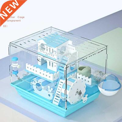 Transparent Hamster Cage Acrylic Cage Small Animal