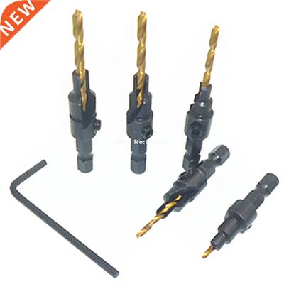 5pcs Countersink Drill Bit Change Counter Sink Hex Shank Cou