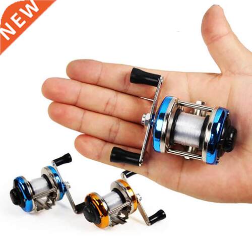 New Mini Fishing Reel Winter Ice Fishing Wheel Metal Baitcas