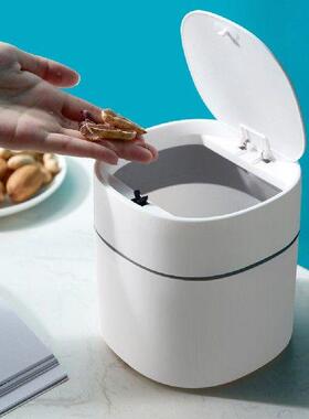 Mini Waste Bin Trash Can Desktop Garbage Basket Table Roll