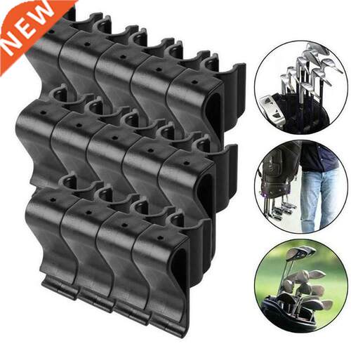 14Pcs Golf Club Clip On Clamp Holder Stand Organizer Club Ai