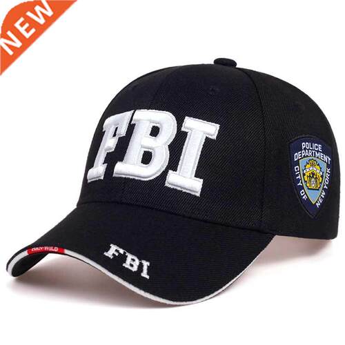 New Fashion FBI Embroidery Baseball Cap Men Women Snapback C
