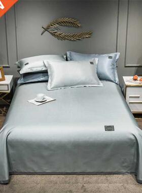 2021 Newest Products Pure Color Embroidered ice Silk Mat Bed