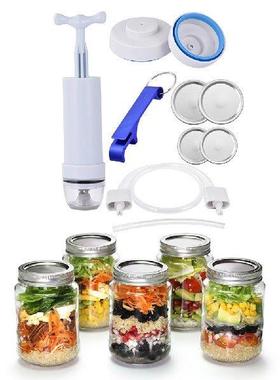Reusable Mason Jar Sealer Vacuum Kits Wide Mouth Canning