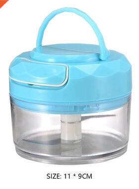 Pull String Garlic Chopper Crusher Press Manual Food Cutter