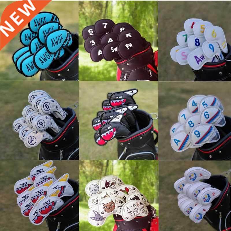 Golf digital gradient iron head cover iron head wedge copper