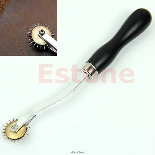1PC Overstitch Wheel Leather Sewing Stitch Spacing Paper Cra
