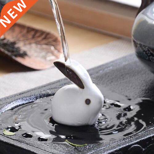 Kungfu Tea Accessories Ceramic Rabbit Tea Pet Tea Pet Home