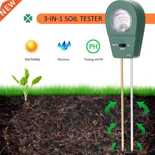 Soil Moisture/Fertility/PH 3-in-1 Soil Acidity Meter Soil