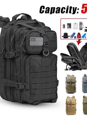 Mochila Táctica Militar de 50L para Hombre, accesorio de gr