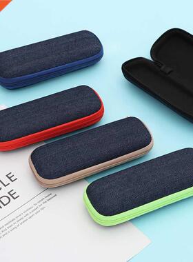 Fashion Leather Glasses Case Kids Woman Man Eyeglasses Box H