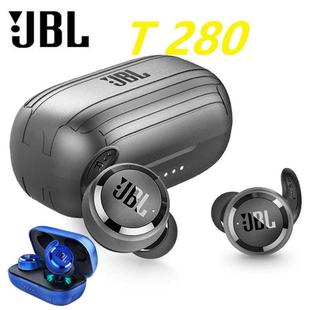 Gray TWS Wireless Bluetooth Earphone For JBL T280 Sports Ear