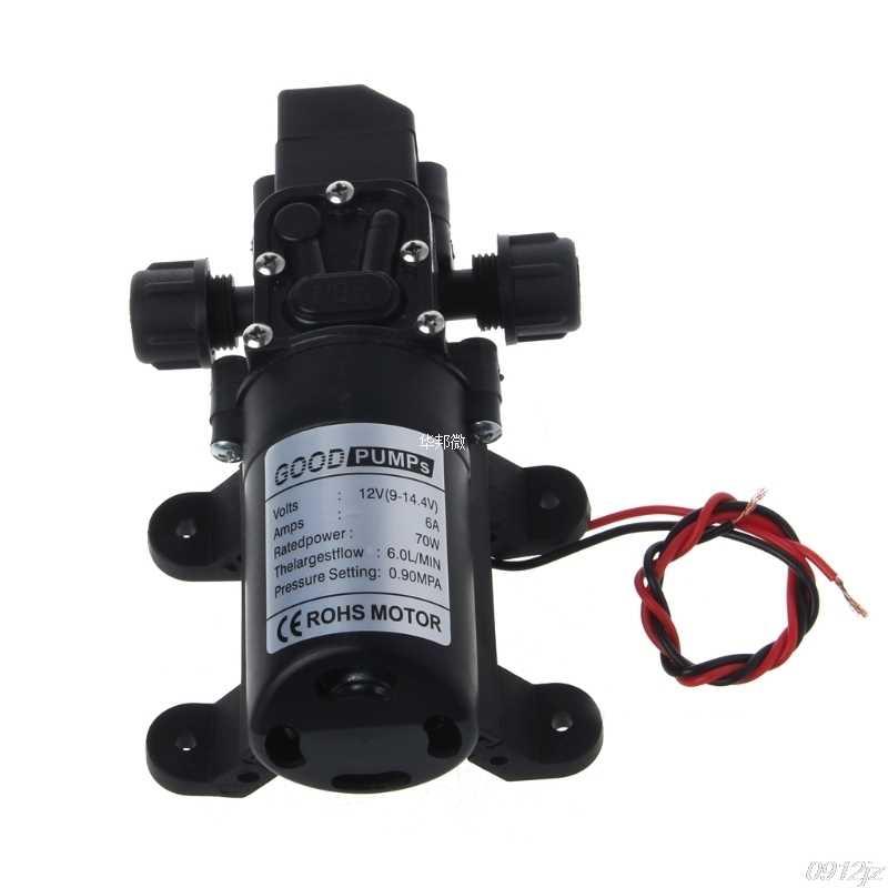 DC 12V 130PSI 6L/Min Water High Pressure Diaphragm Self Prim