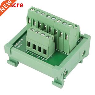 2 In 8 Out Terminal Block Module DIN Rail Mount Power Distri