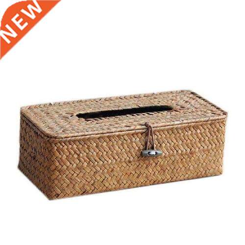 Seaweed Hand-Woven Storage ox Sundries Storage ox Tissue