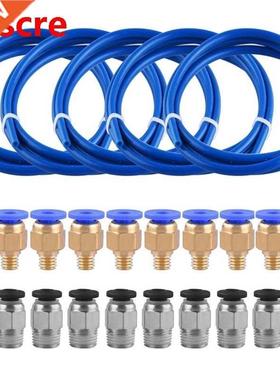 1 Meter lue Ptfe Tue Pc4-M6 Fitting Pc4-M10 Pneumatic Ptfe
