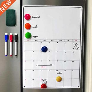 Fridge Whiteboard Set Magnetic Calendar For Refrigerator mes