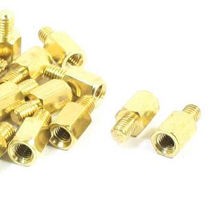 10x 20 Pcs PC PCB Motherboard Brass Standoff Hexagonal Space
