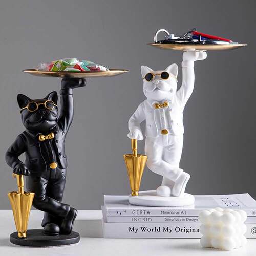 Multifunctiol Nordic French Cool Bulldog Fashion Sculpture