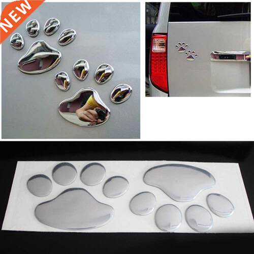 2PCS Auto Accessories Car Sticker Cool Design Paw D Animal