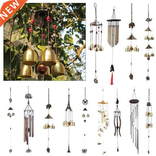 Outdoor Living Wind Chimes Yard Garden Tubes Bells Copper An
