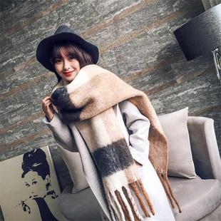 2021 NEW fashion cashmere women plaid scarf winter warm shaw
