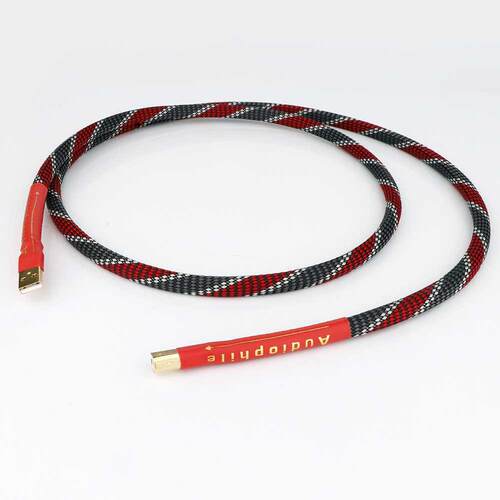 High Quality QED OCC silver plated USB audio cable data USB