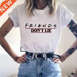 Women's T-shirt Friends TV Shows Printed T-shirts Graphics