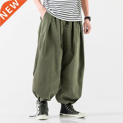 2021 New Design Drawstring Harem Pants Men’s Baggy Jogging