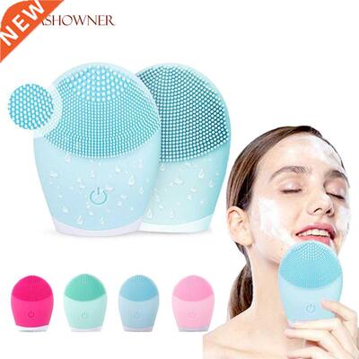 Silicone Facial Cleansing Brush Electric Face Clean Device F