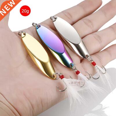 1pcs Metal Spinner Spoon Lures Trout Fishing Lure Hard Bait