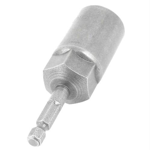 Gray 80x19mm Drill Hexagon Nut Driver Socket Bit