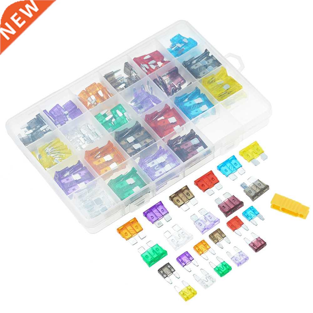 220PCS/Box Car Fuses 2A 3A 5A 7.5A 10A 15A 20A 25A 30A 35A 4