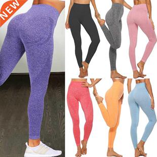 Hgh Wast Seamless Leggngs Push Up Leggns Sport Women Ft