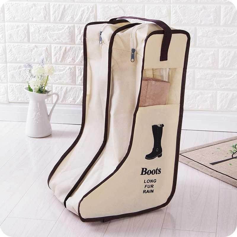 Portable Shoes Storage Bags Organizer Cover Long Riding Rain