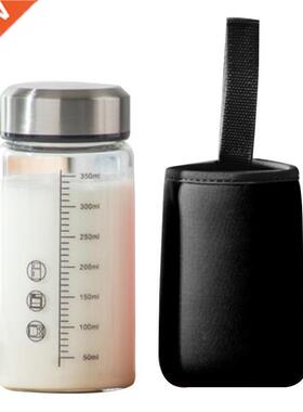 50ml Portable Coffee Milk Juice Cute Water Bottle Glass Bot