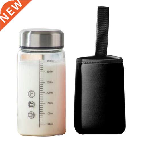 50ml Portable Coffee Milk Juice Cute Water Bottle Glass Bot