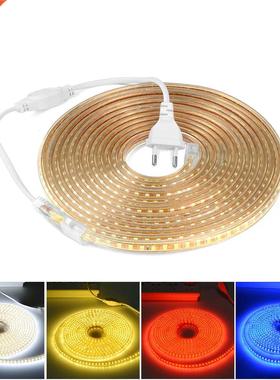 5M 10M 15M 20M 25M 0M LED Strip 220V AC Waterproof 120LEDs/