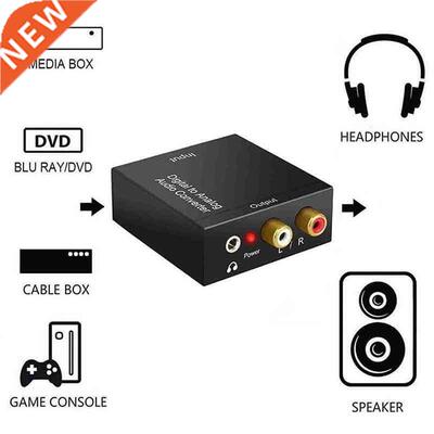 Protable 3.5mm Jack Coaxial Audio Decoder Amplifier Optical