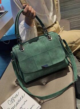 Matte Women Handbag Scrub Female Shoulder Bags Large Capacit