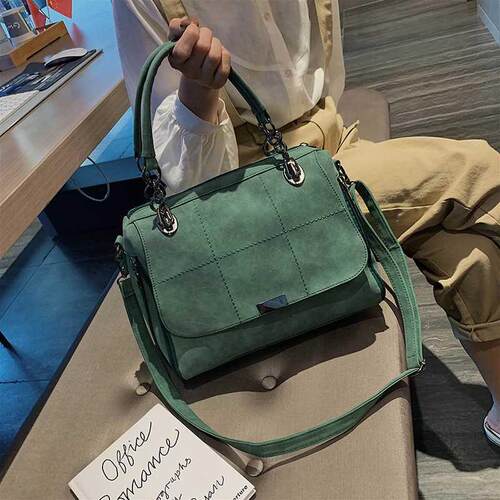 Matte Women Handbag Scrub Female Shoulder Bags Large Capacit