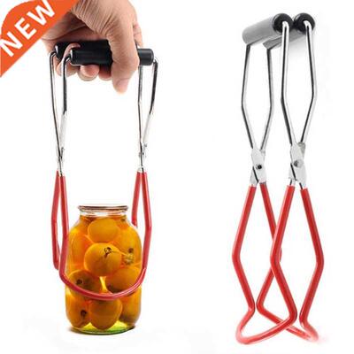 Home Rubber ainless eel Non-slip Bottle Clip Tong Clamp