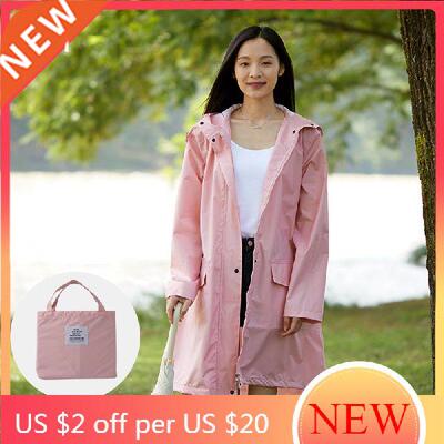 Women Fashion Foldable Raincoat Hoodie Motorcycle Bicycle