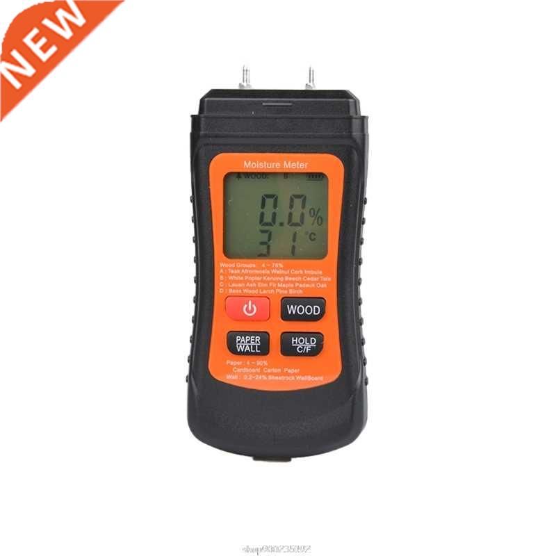 Dgtal Wood Mosture Meter Paper Humdty Tester Wall Hygro