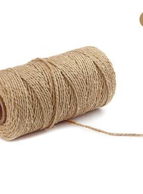 100m 100% Pure Cotton Twisted Cord Rope Crafts Macrame Arti