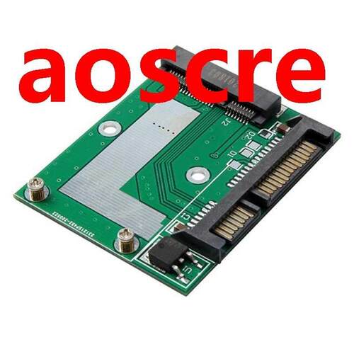 MSATA SSD to 2.5 Inch SATA 6.0Gps Adapter Converter Card Mod