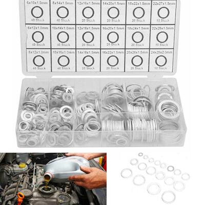 450pcs C Engine Oil Drain Plug Aluminum Washer Gasket Sea
