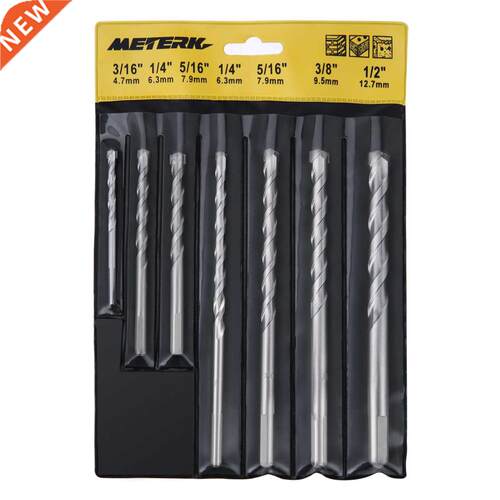 Drilling Meterk MK2 7PCS Cement Masonry Drill Bit Set with